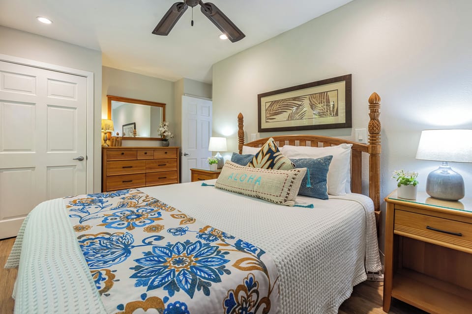 Stay cool with ceiling fans and split A/C