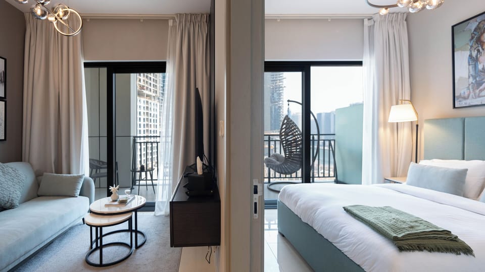 Deluxe Apartment, City View | City view