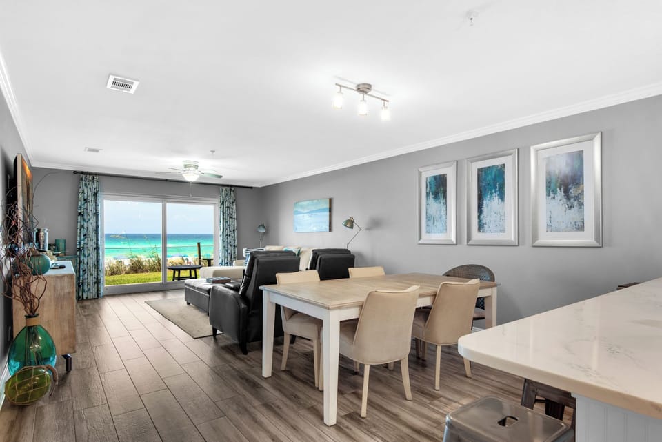 Dining to living room