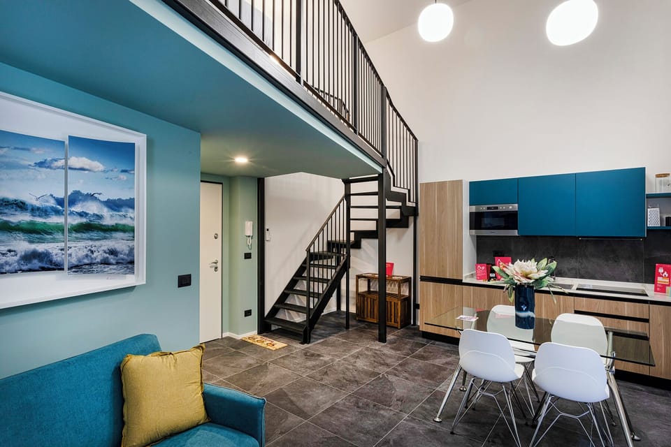 Apartment | Private kitchen | Fridge, microwave, stovetop, dishwasher
