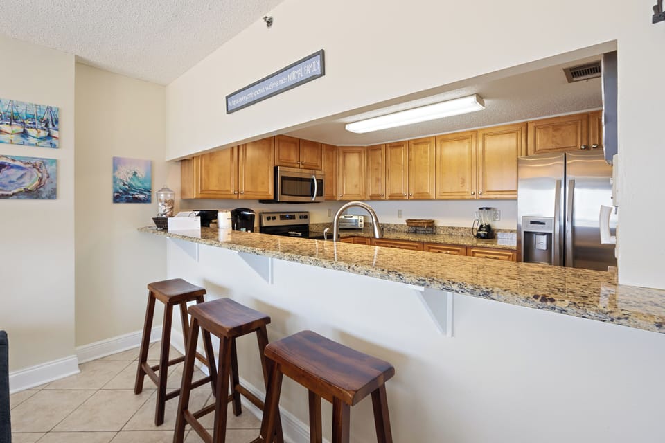 Bayou Breeze at Ocean Breeze East Unit 504 by PKRM - Great place to eat breakfast, have a snack or sip on a favorite cocktail!