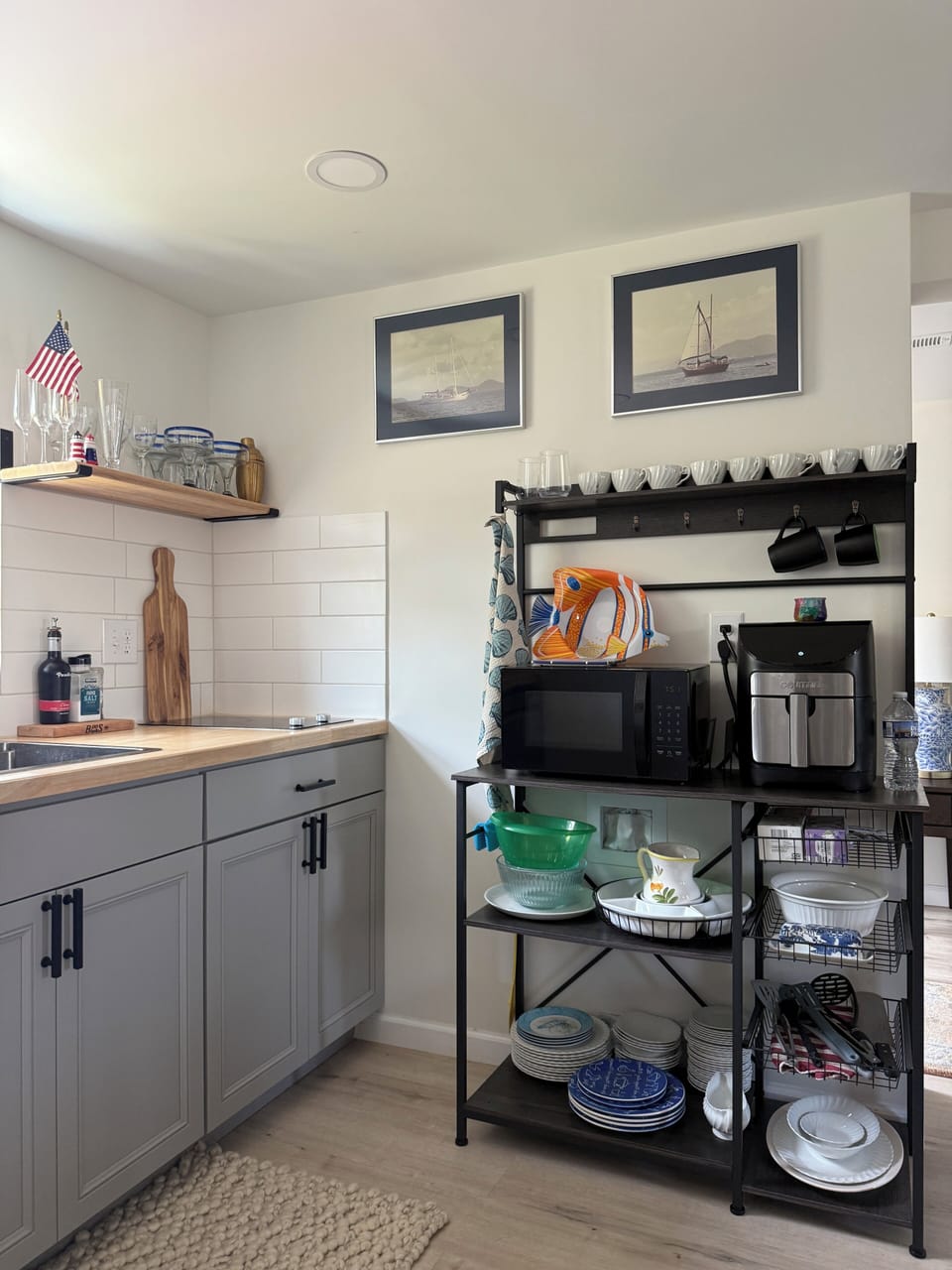 Fully equipped kitchen