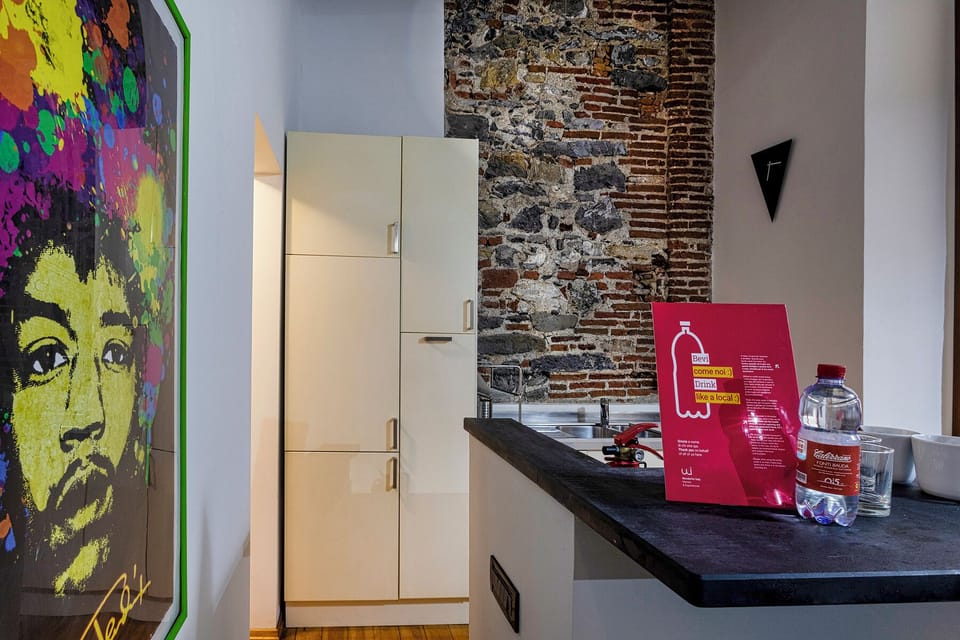 Apartment | Private kitchen | Espresso maker, electric kettle, toaster