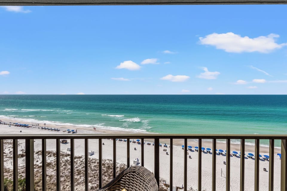 Breathtaking ocean view from the balcony.