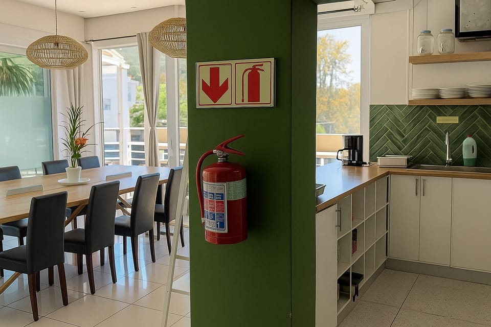 Full-size fridge, microwave, dishwasher, cookware/dishes/utensils