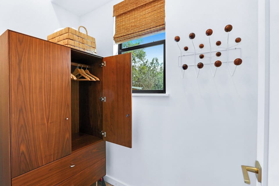 Large closet with storage