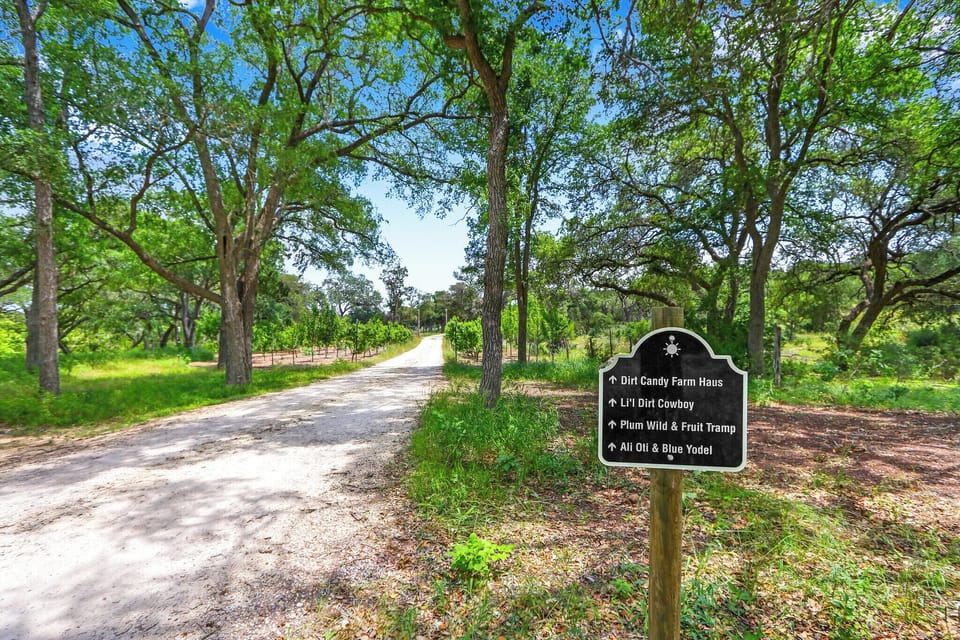 Directional signage to the rental units
