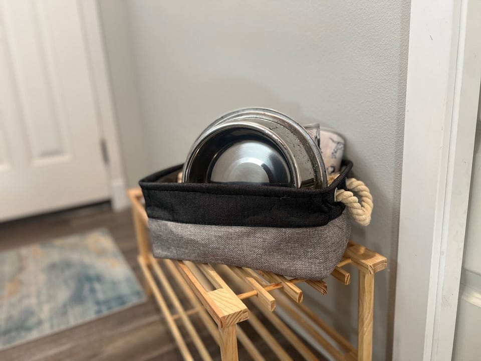 Dog bowls for our 4-legged guests