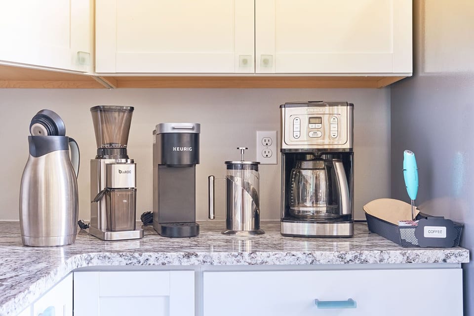 Coffee bar with all the essentials
