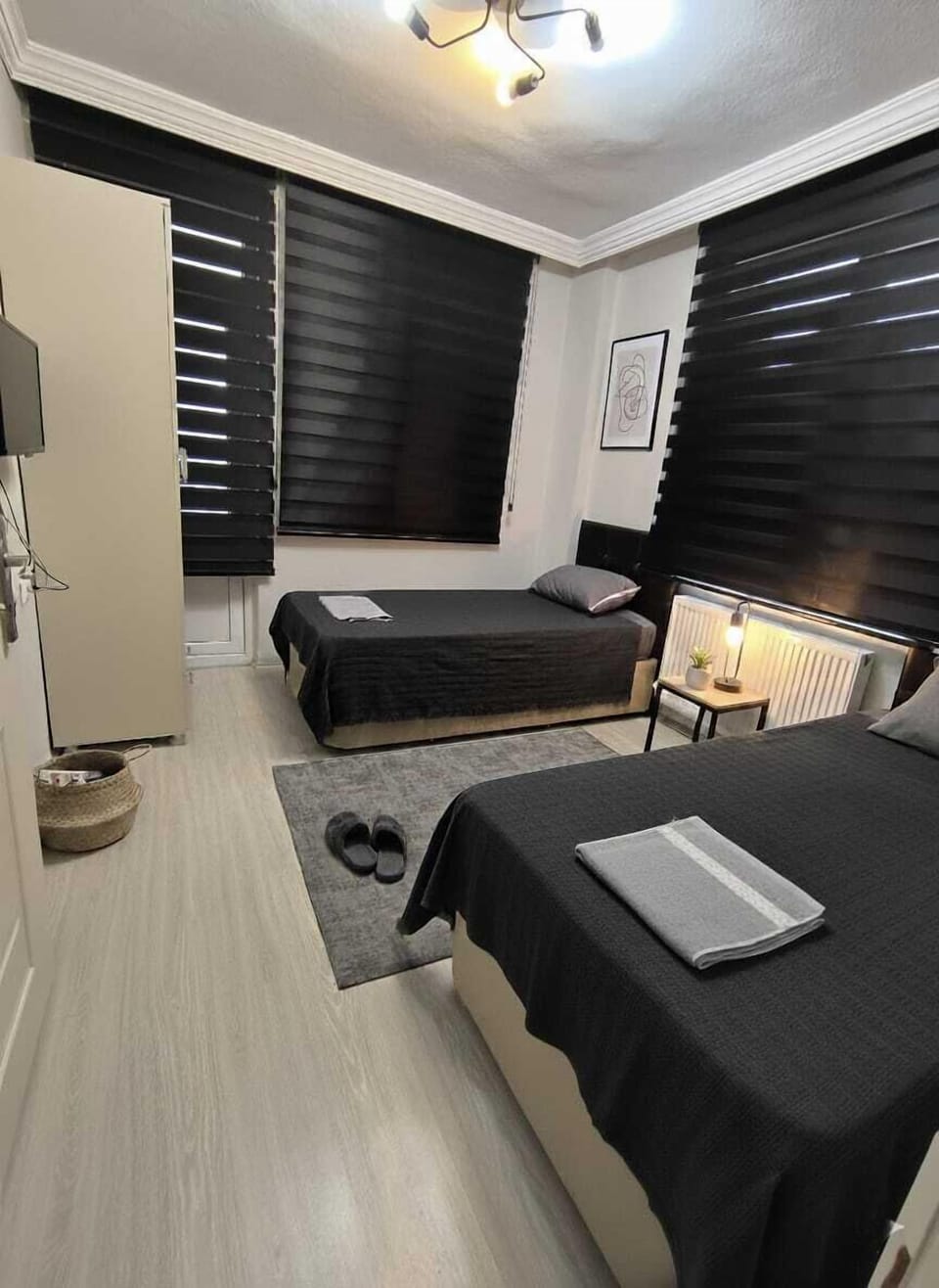 Deluxe Apartment, 1 Bedroom, Smoking, Balcony | Living area | TV