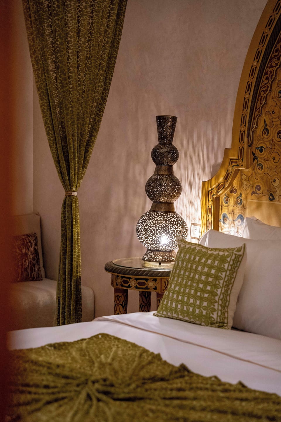Chambre Le Vizir | Premium bedding, pillowtop beds, WiFi (free), bed sheets