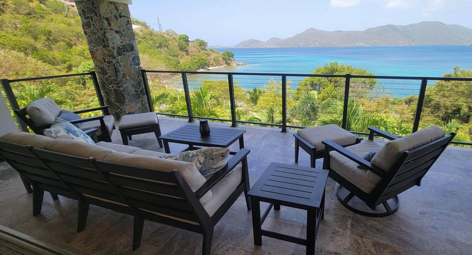 Front Patio for Long Bay Beach Villa 1