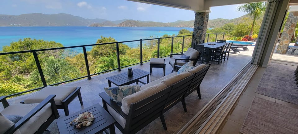 Front Patio for Long Bay Beach Villa 2