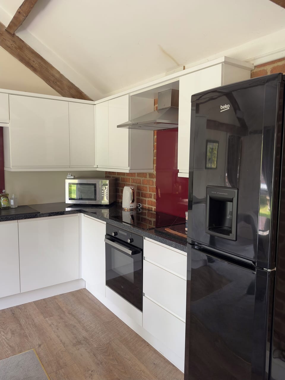 Apartment | Private kitchen | Fridge, microwave, oven, stovetop