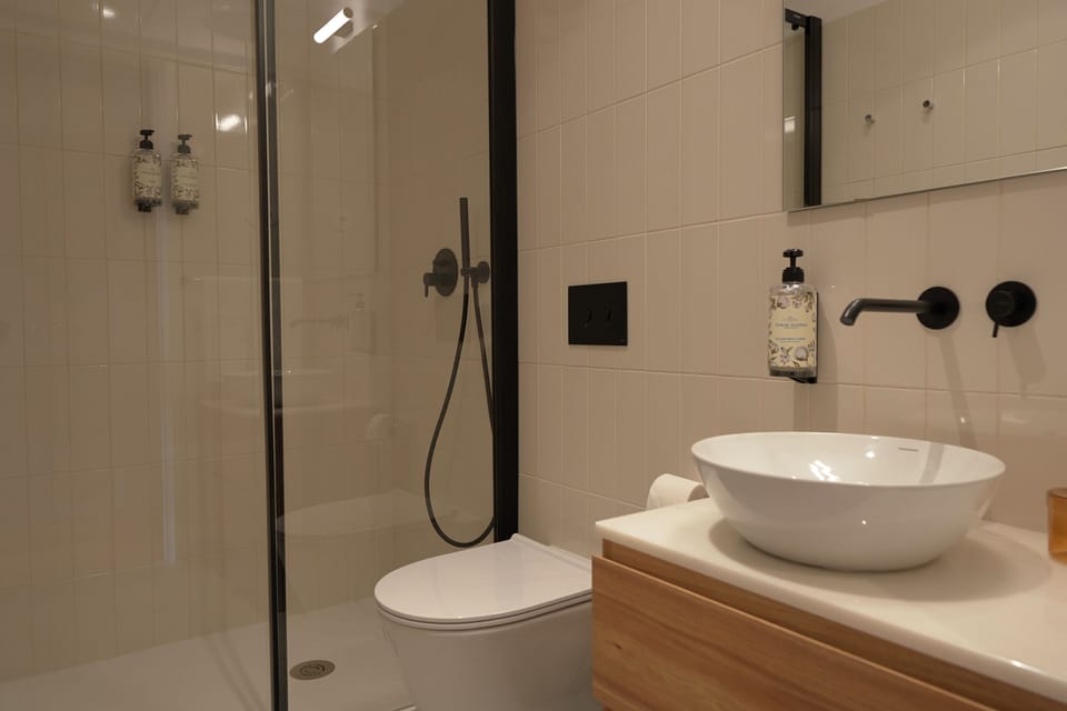 Hair dryer, bathrobes, slippers, towels