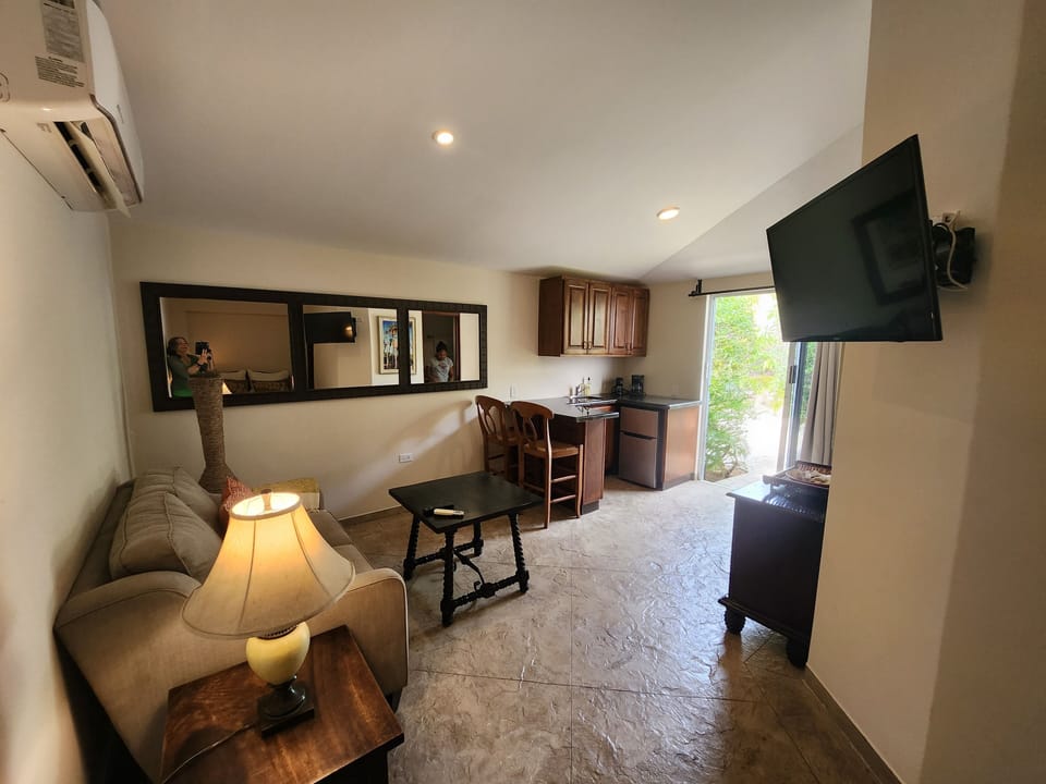 Separate studio suite kitchenette