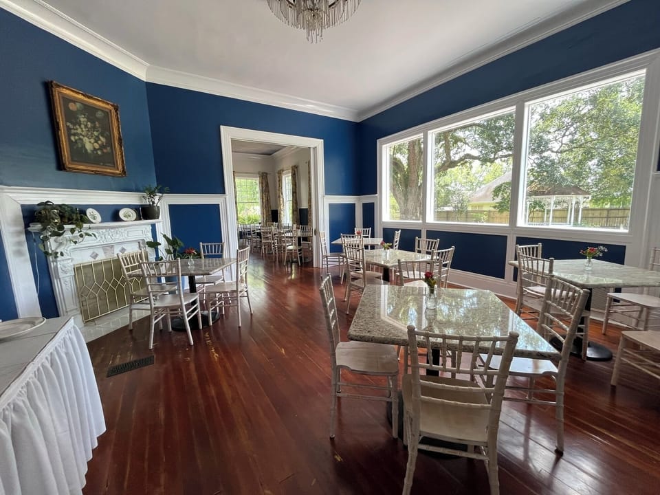 Breakfast in Dining Rooms, Main House