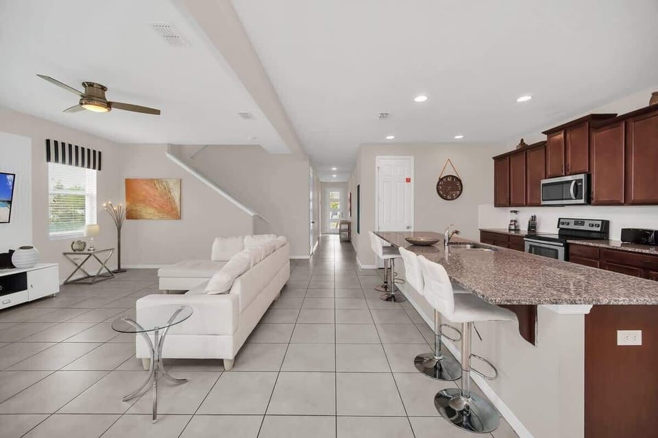 Open-Concept Living with Pool Access
