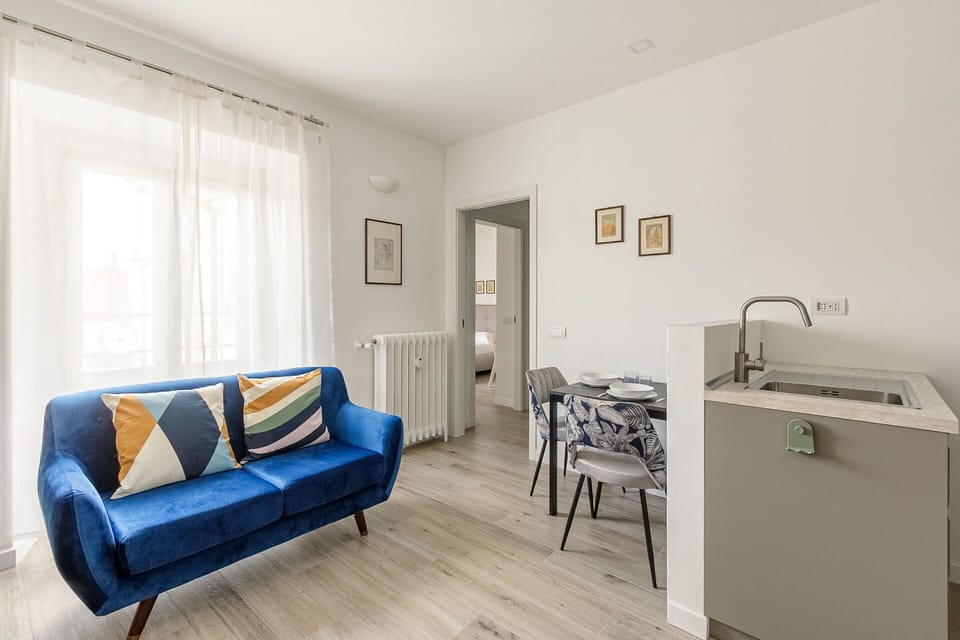 Kitchen, Living Room