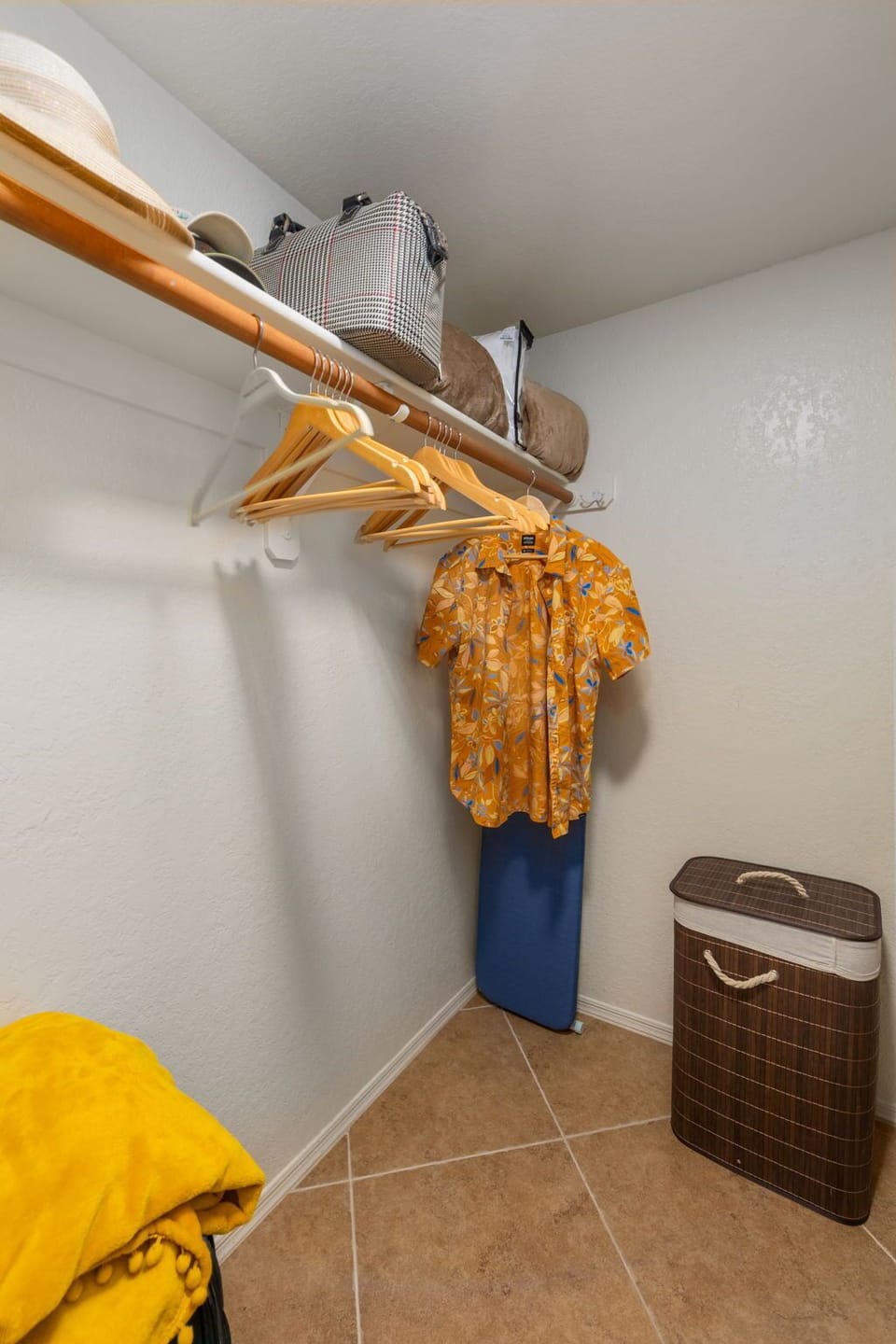 Main bedroom walk in closet