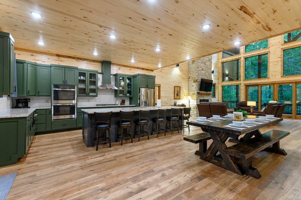 Open Kitchen/Living/Dining Area