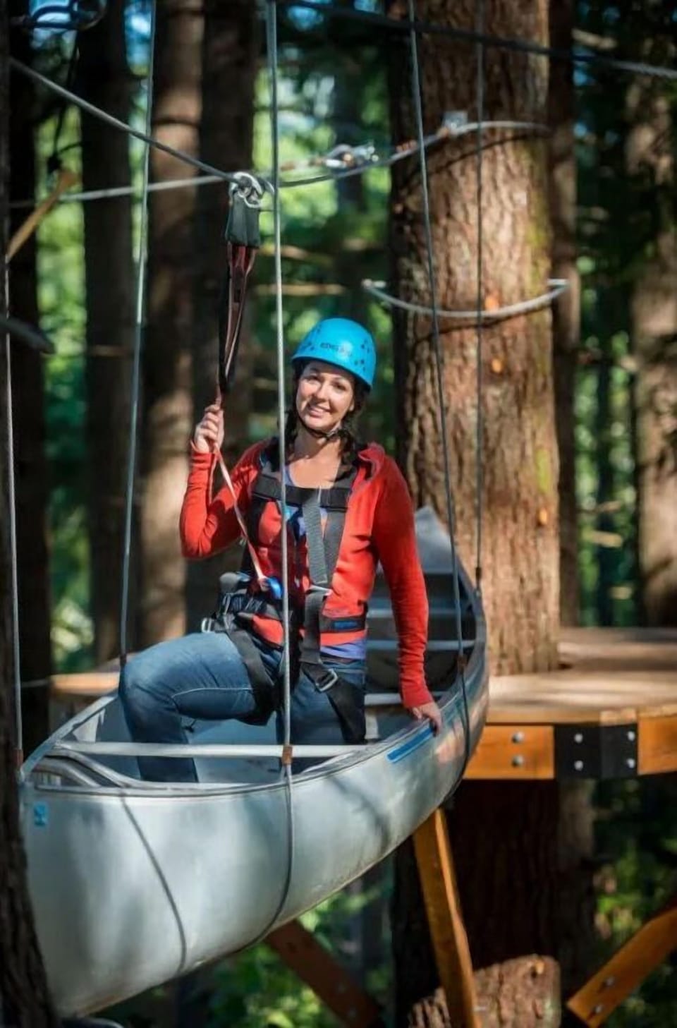 Get ready for adventure at the Aerial Park – safety gear and expert guidance included.