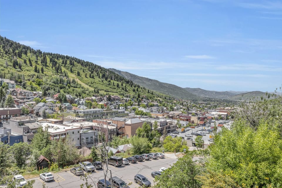 Exterior: The home boasts an incredible location with impressive views of Main Street and Park City Mountain Resort