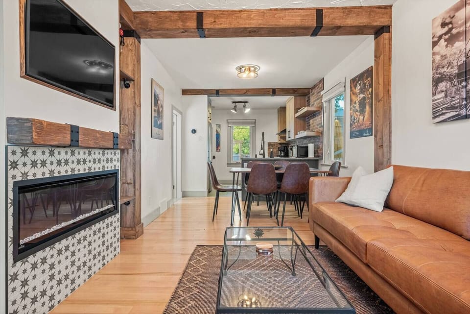 Comfort meets character in this beautifully designed space.