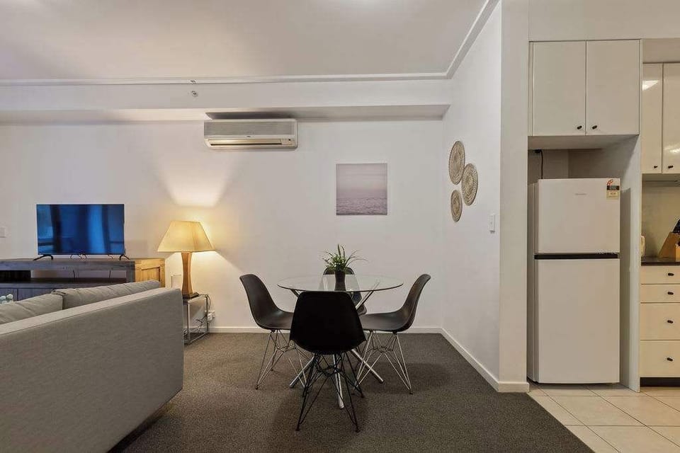 The dining area.