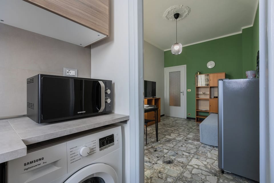 Apartment, Balcony | Private kitchen | Fridge, microwave, stovetop, espresso maker