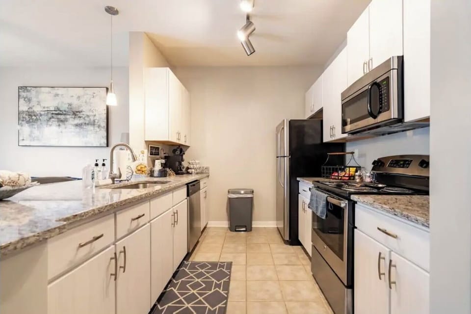 Full kitchen with all the thoughtful amenities needed for your stay