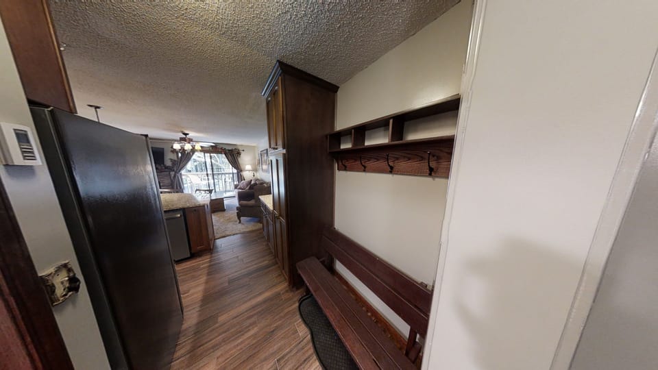 Floor, Flooring, Hardwood, Indoors, Bench