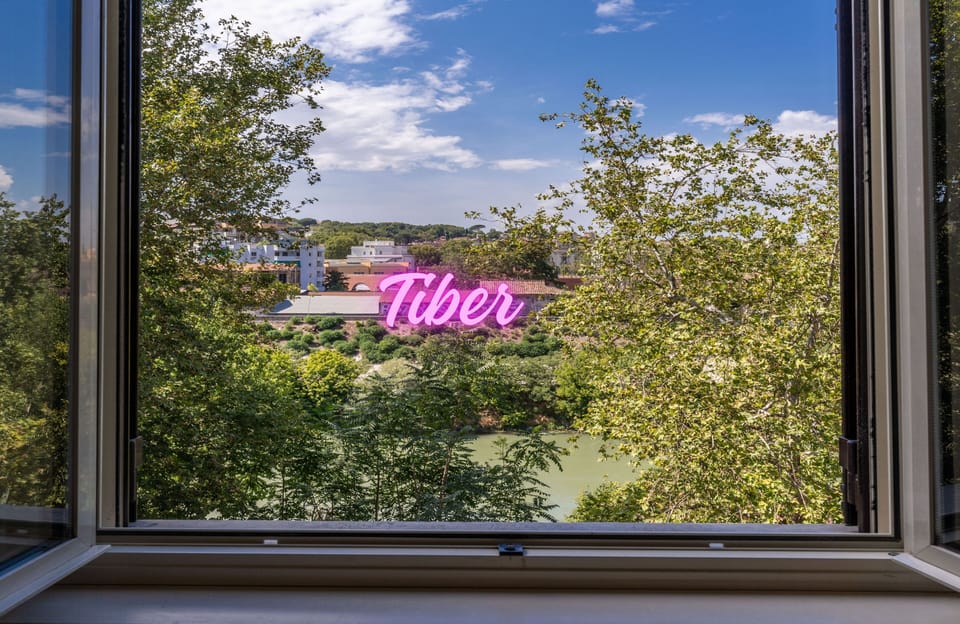 amazing view from the windows!
skyline and Tiber River