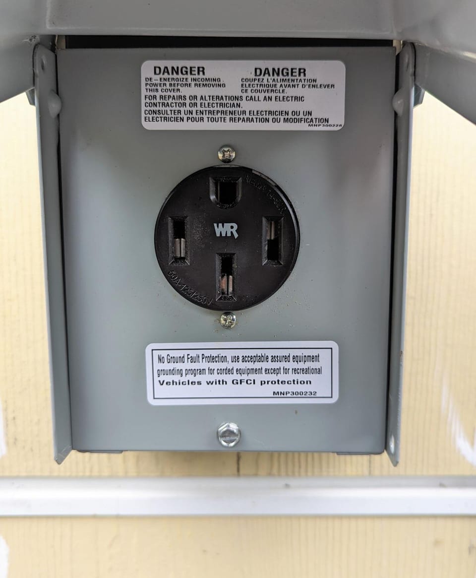 EV Charging - BYO cord