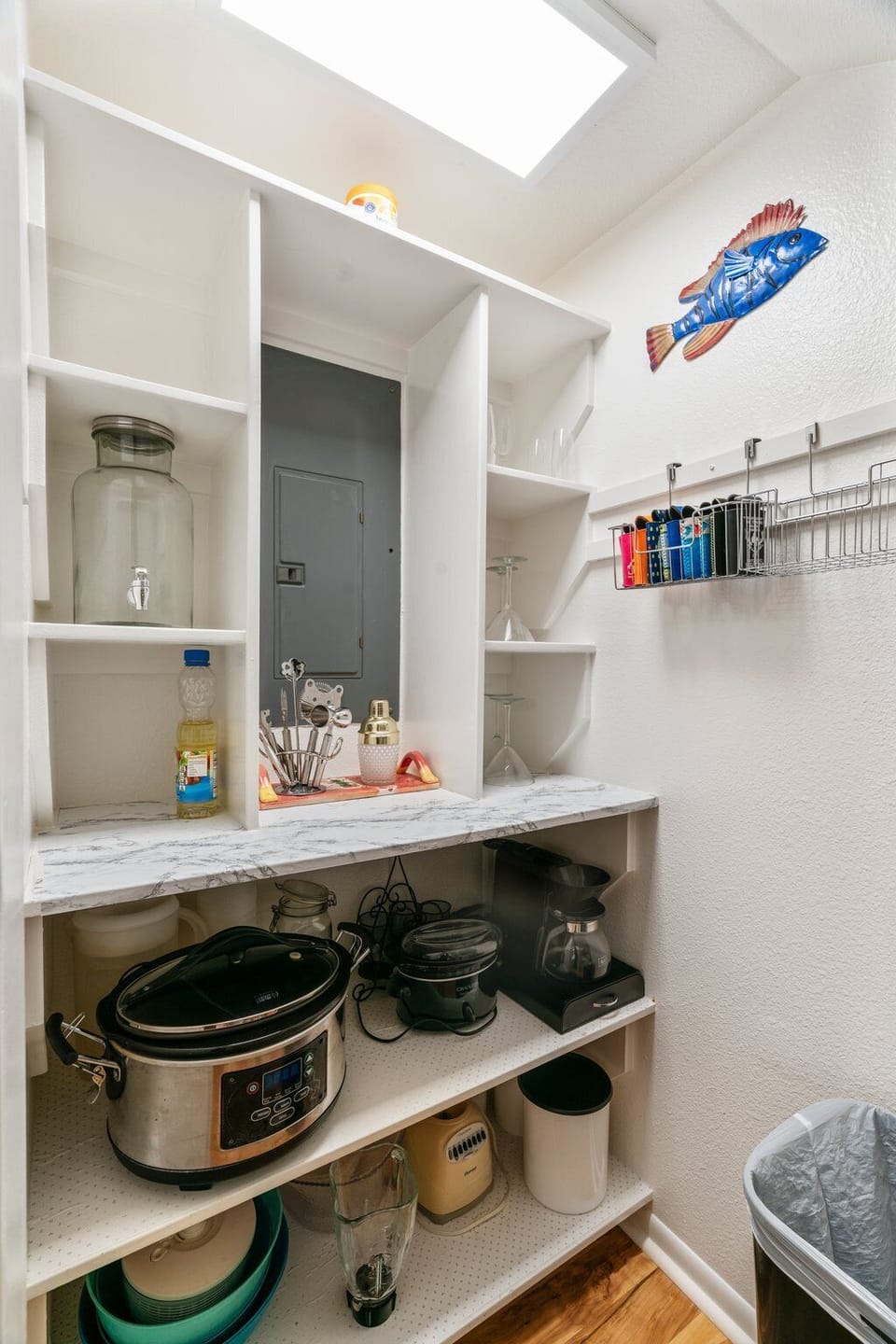 Pantry in kitchen.
