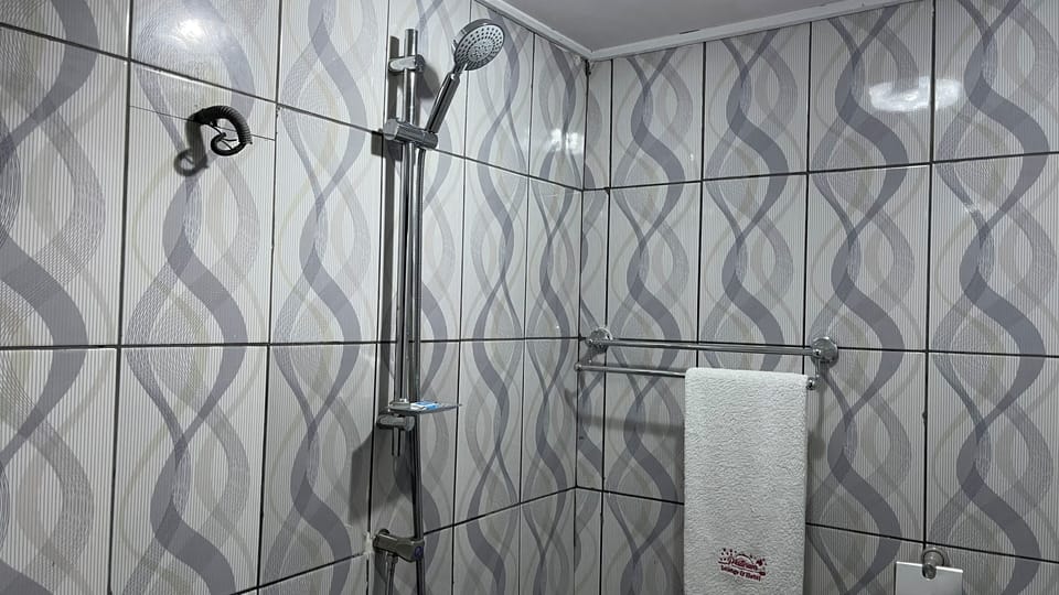 Standard Double Room, City View | Bathroom | Shower, free toiletries, towels, soap