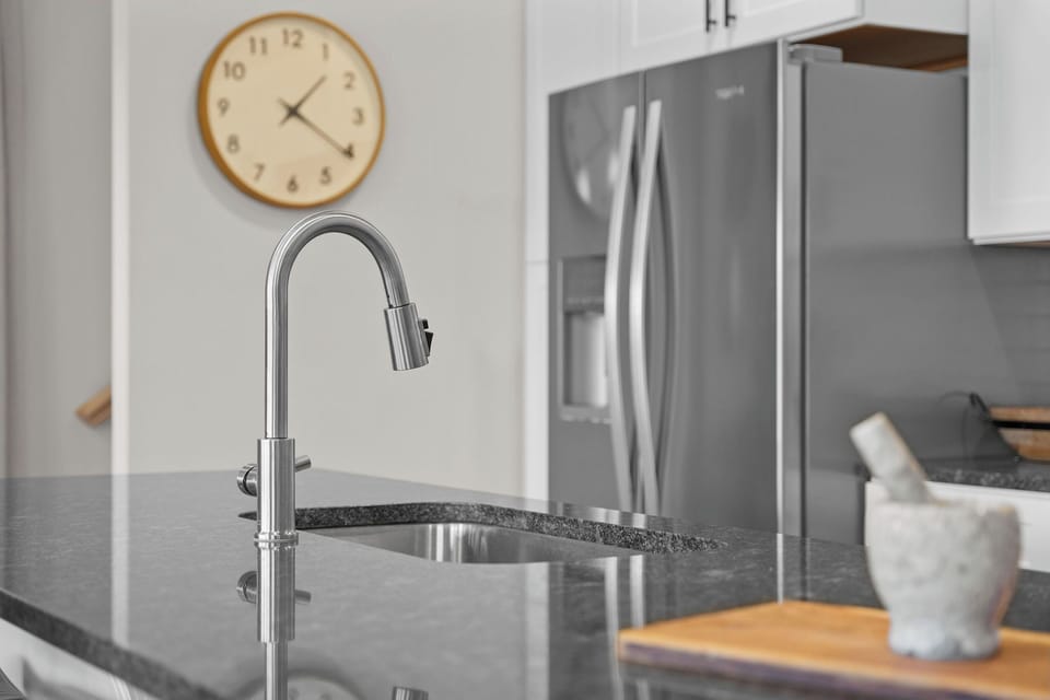 Fully stocked kitchen