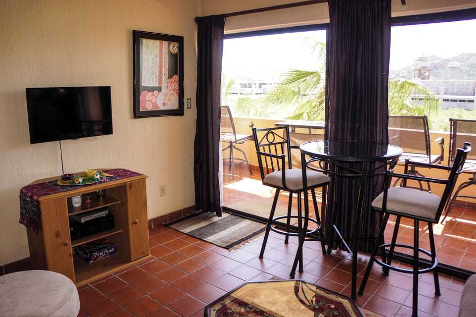 Living Area with Flat Screen TV
