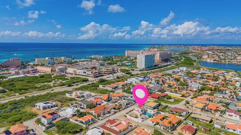 Aerial view Palm Beach.