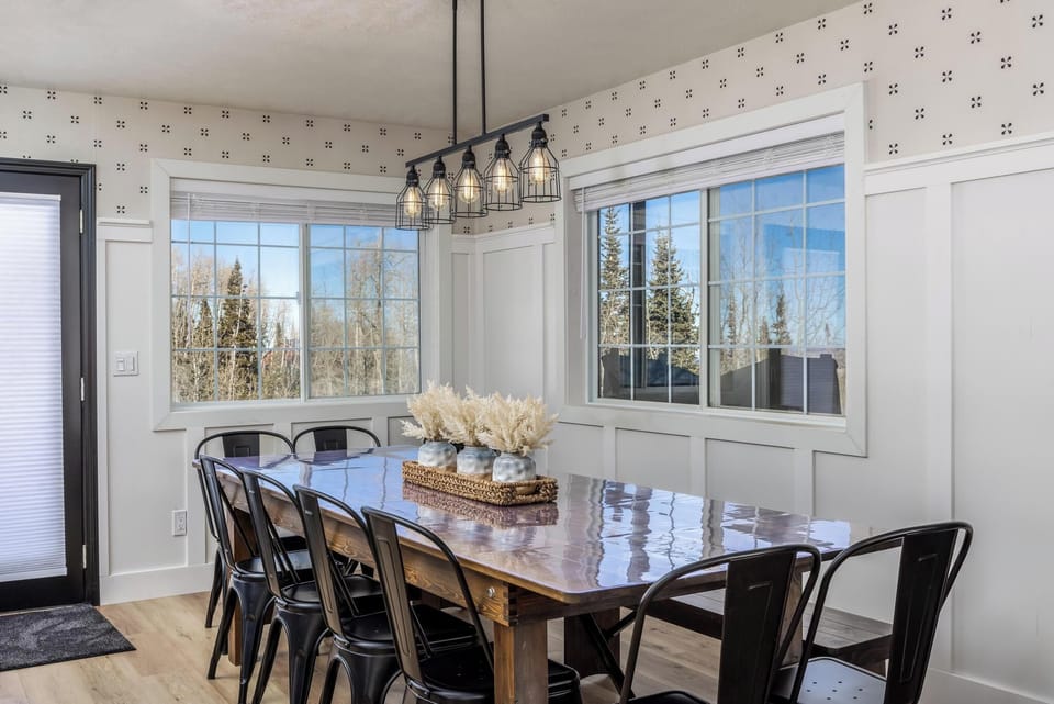 dining table with seating for 12