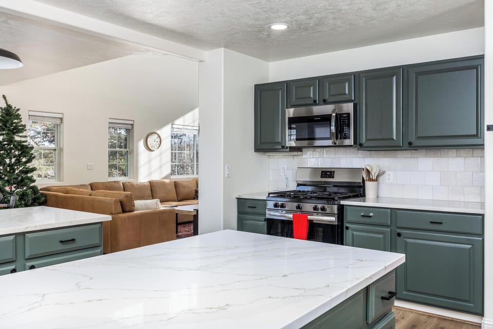 Kitchen with new appliances