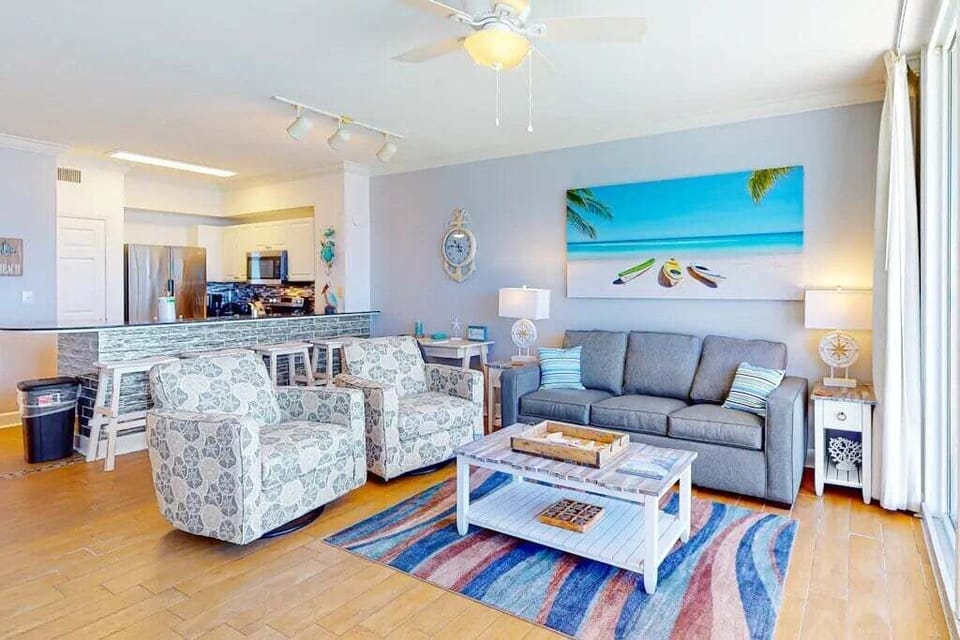 Living room with sleeper sofa