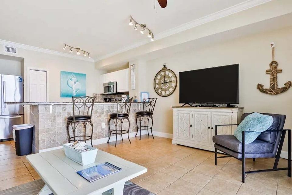 Living room with sleeper sofa