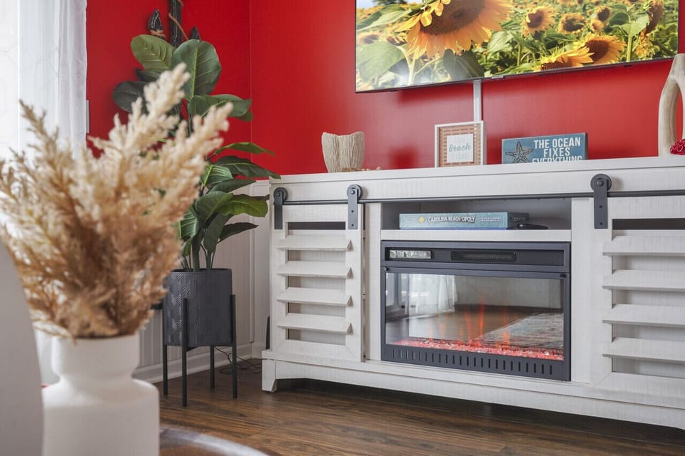 Fireplace in Living room
