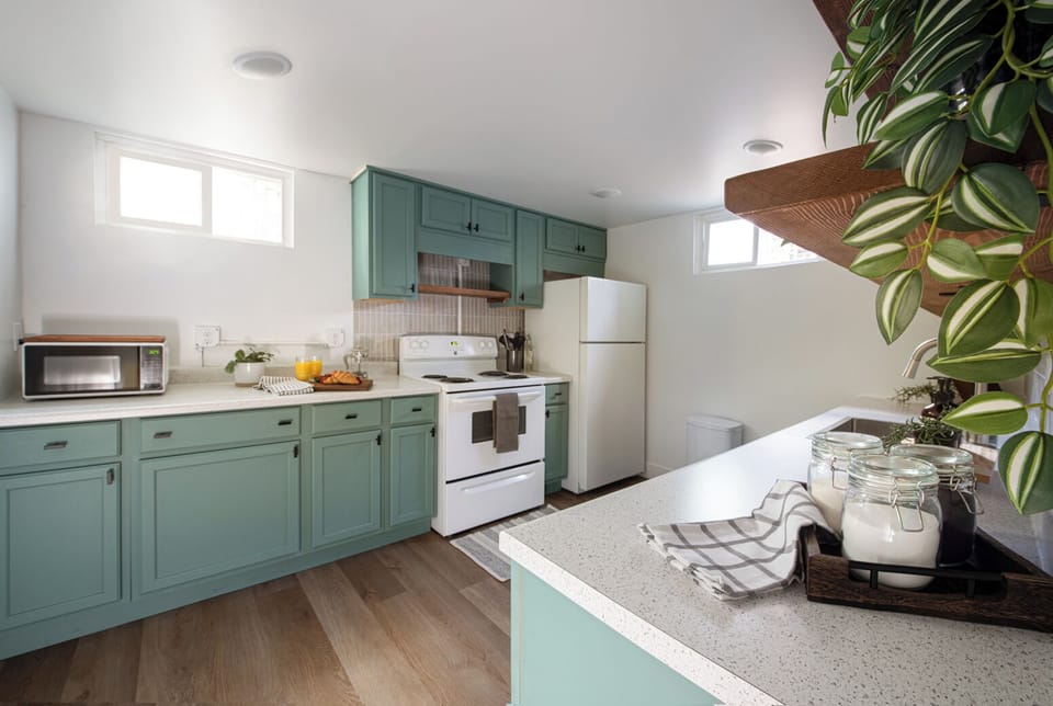 Everything you need — a fully stocked kitchen for effortless living.