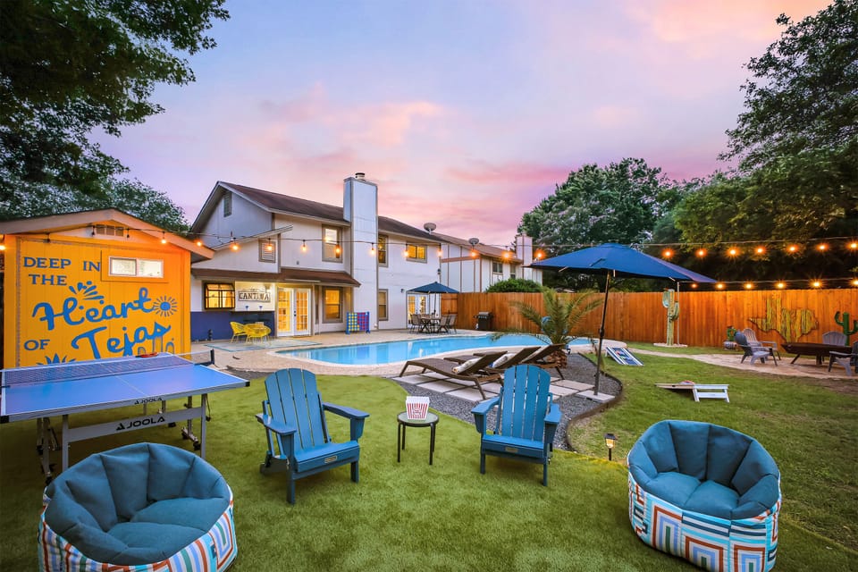 Catch an outdoor movie, play ping pong or relax by firepit.