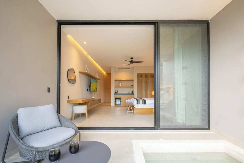 Junior Suite with Private Heated Poo | Terrace/patio