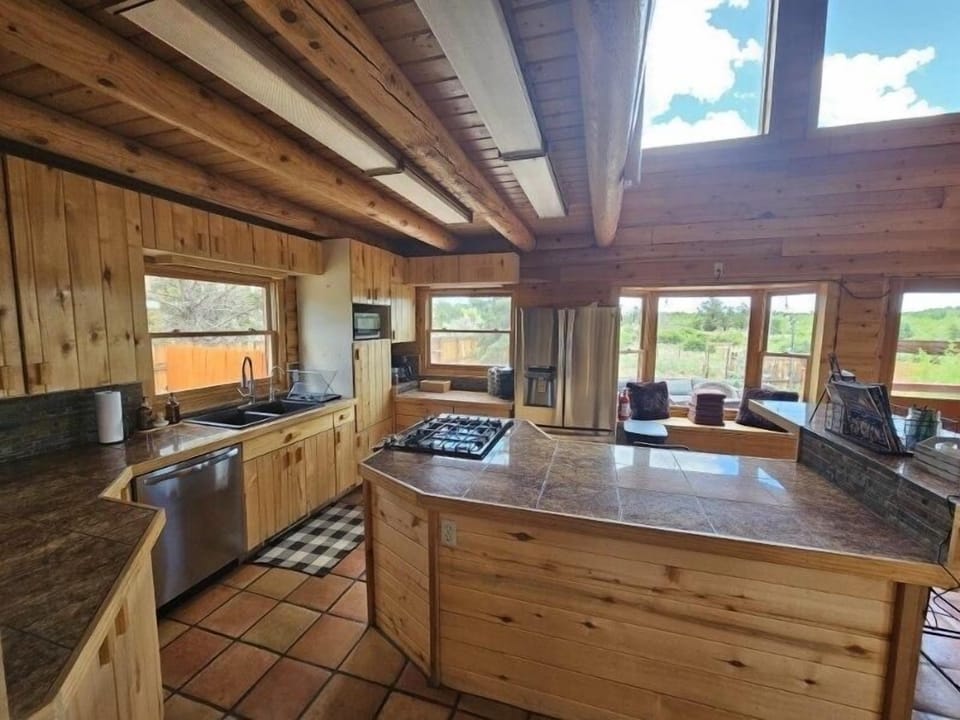 Fully stocked kitchen