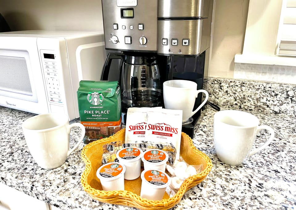 Plenty of coffee for our guests 