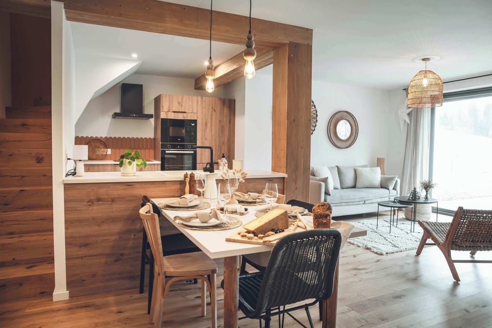 Coin cuisine - Gite 4 personnes -  Le Doux - Station des Rousses